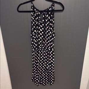 Black and White Sleeveless Sundress